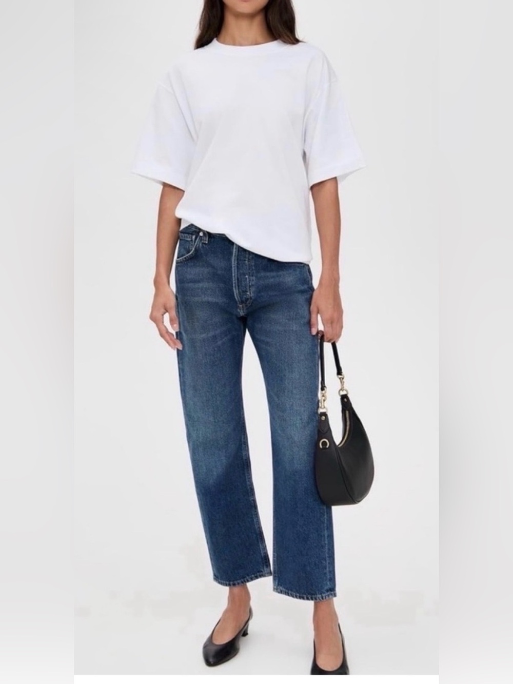 Citizens of Humanity Winslow Barrel Boyfriend Jeans Size 29 Tinsley Blue